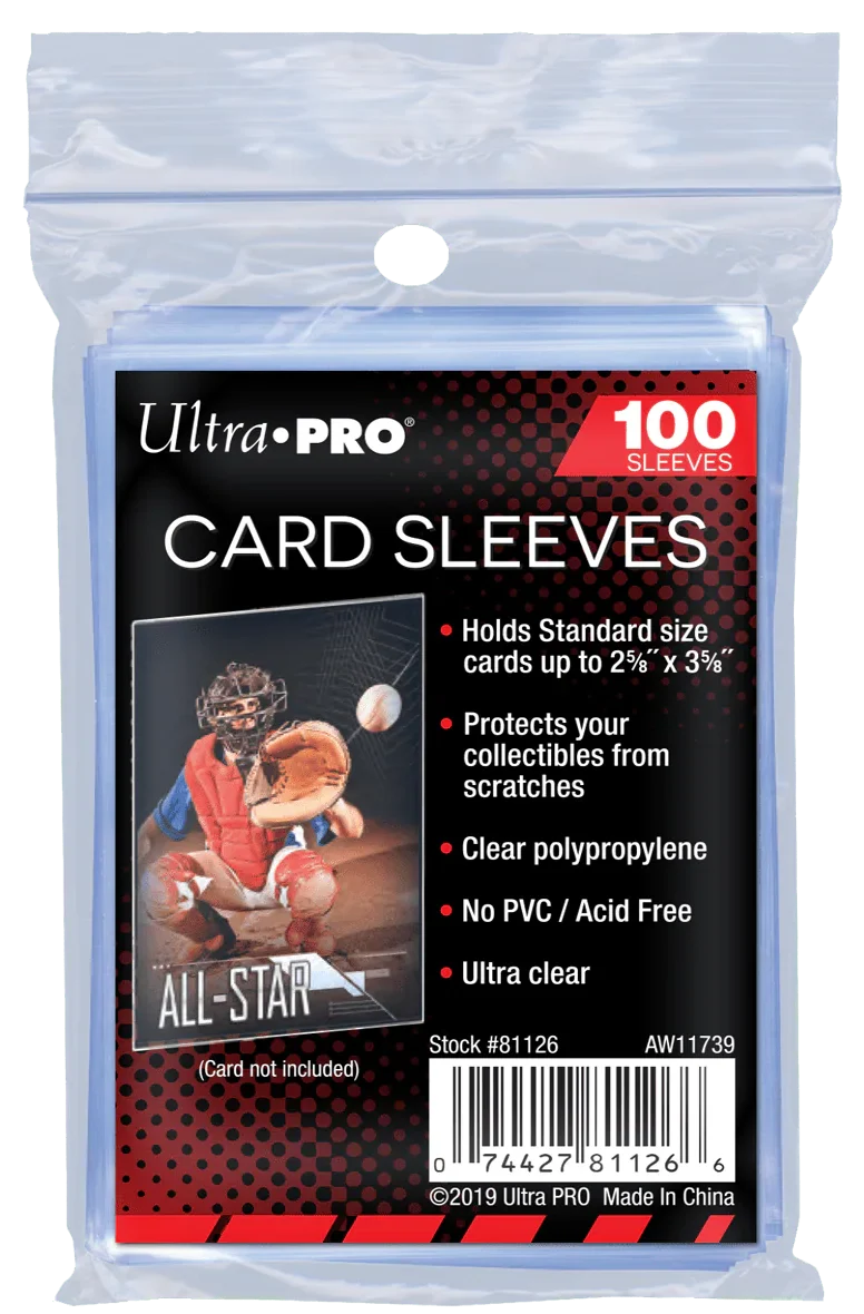 Ultra Pro (100) soft/penny sleeves